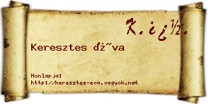 Keresztes Éva névjegykártya